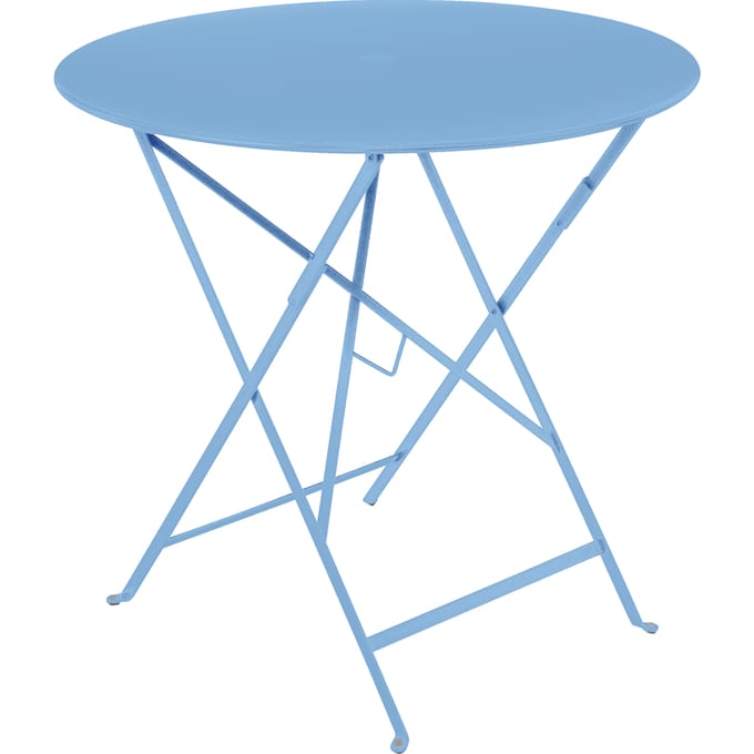 Fermob BISTRO klaptafel rond - E1 Maya blauw - Ø 77 cm