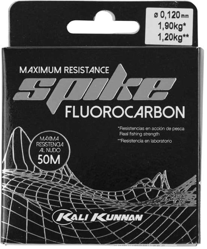 Kali Kunnan Spike Flurocarbon 50 M Transparant 0.280 mm