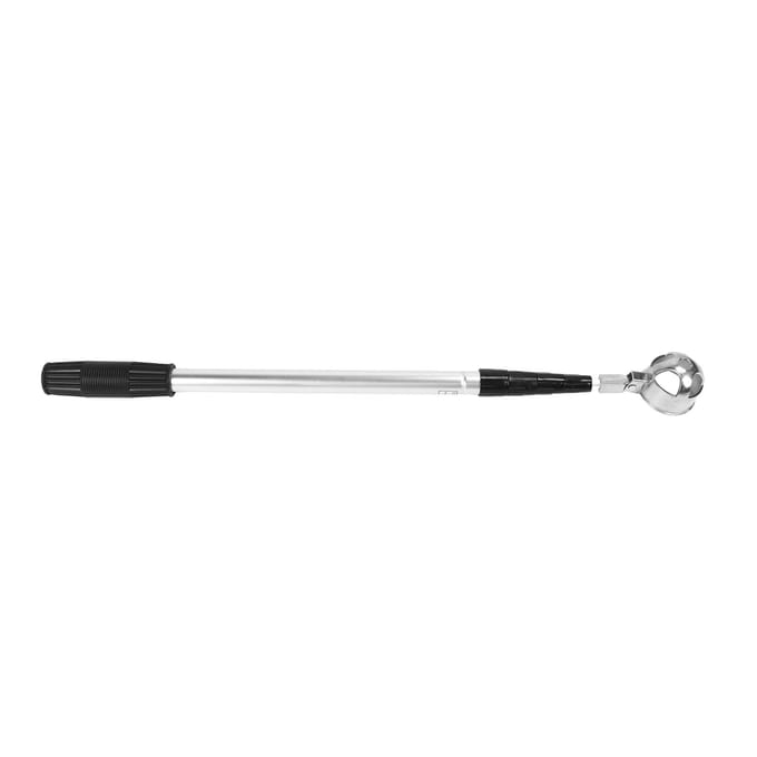 Golfbal Retriever Telescopische Aluminiumlegering Verstelbare Lengte Voorkom Uitglijden Golfbal Grijper white