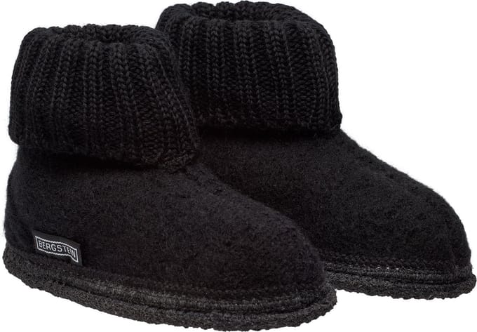 Bergstein Cozy Unisex Junior Sloffen - Black
