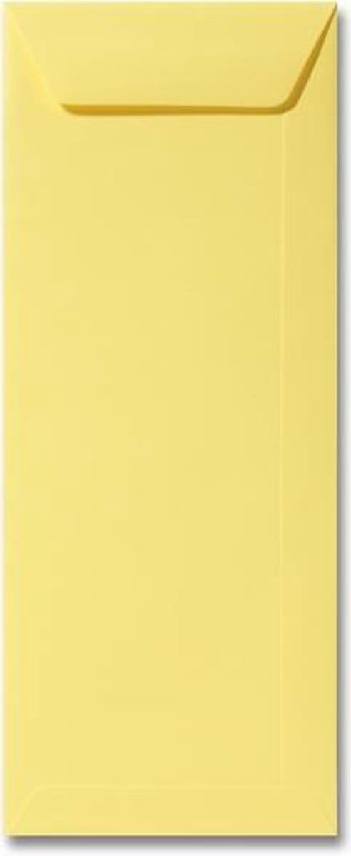 Envelop 12,5 x 31,2 Kanariegeel, 100 stuks