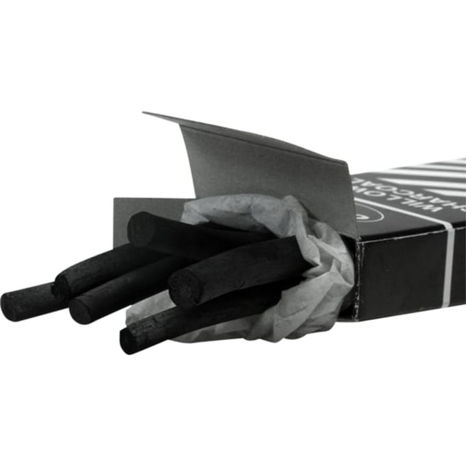 Houtskool Coates 5-6mm doos à 6 stuks