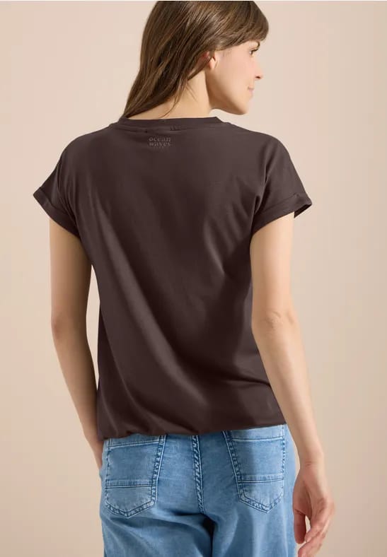 Shirt met korte mouwen in tuniekstijl