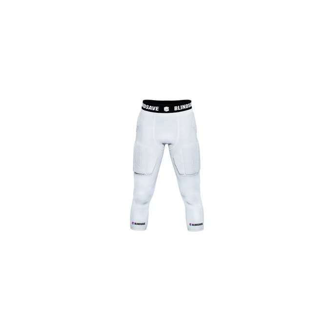 GAMEPATCH | 3/4 Compression tights | Wit | Maat L | Basketball | Handball | Urban Sports