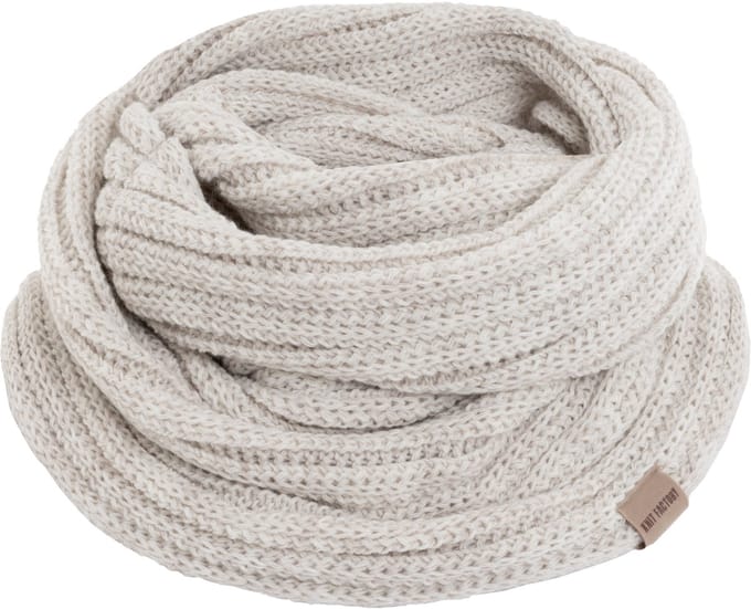 Knit Factory Nica Colsjaal - Beige - One Size