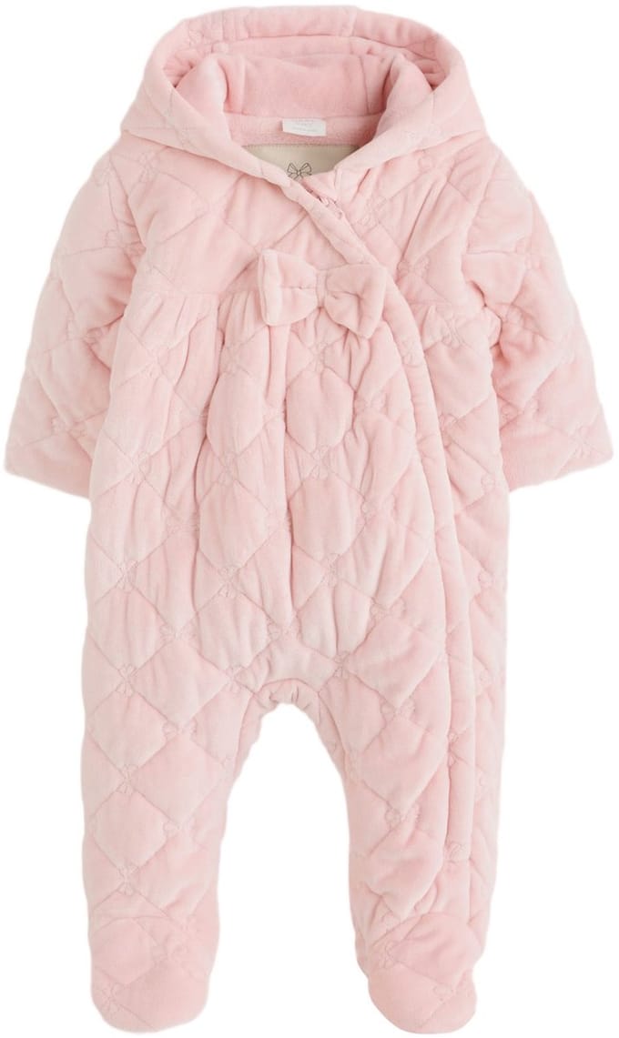 Next - Meisjes - Doorgestikte baby-onesie - Roze