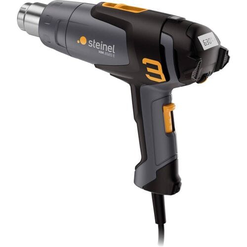 Steinel Heteluchtpistool HM2020E - 2200W - Verfafbrander - Temperatuur instelbaar van 80-630°C - Luchtvolume instelbaar van 150-500l/min - 2,2m kabel