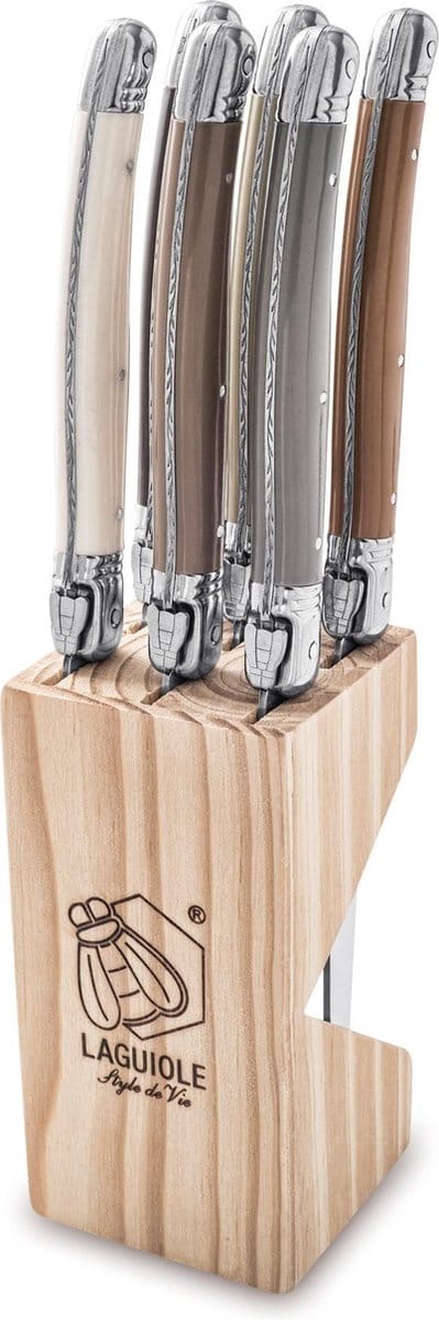Laguiole Style de Vie Steakmessen Premium Line - 6-delig - Treasure
