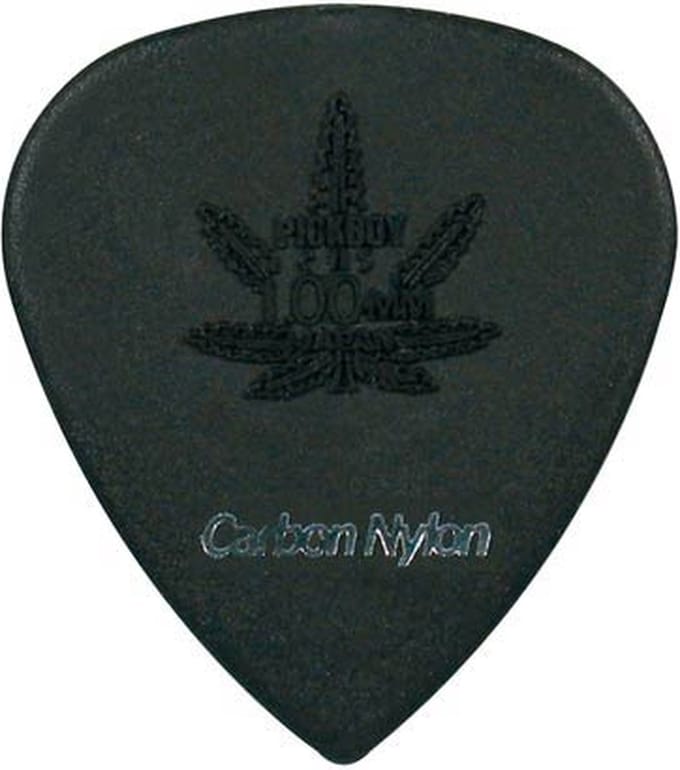 Pickboy GP33R-100 1.00 Mm Carbon Graphite Plectra Voor Elektrische Gitaar 50-Pack