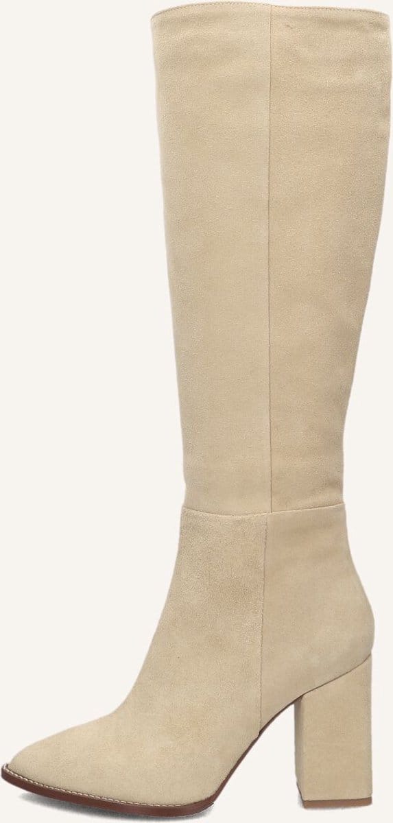 Notre-V 46994 Laarzen - Suède - Dames - Beige - Maat 37