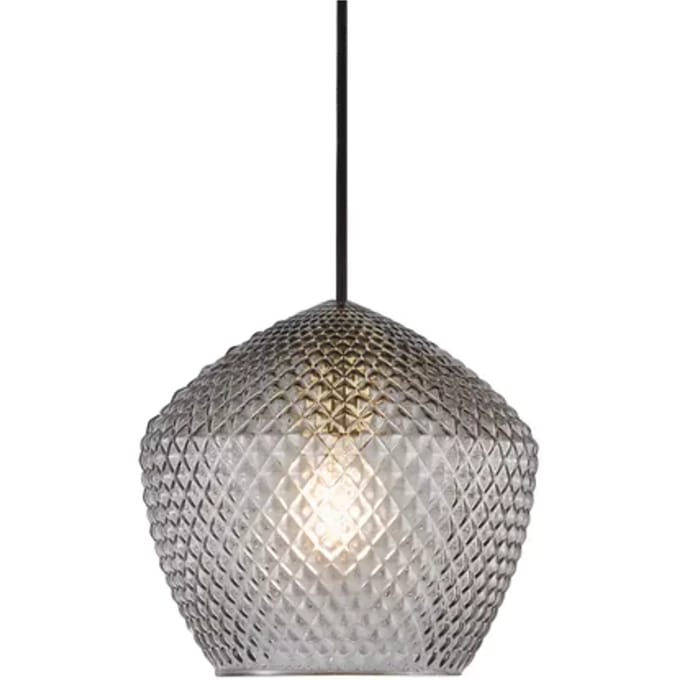 Nordlux Hanglamp Orbiform Gerookt Glas ⌀23cm E27
