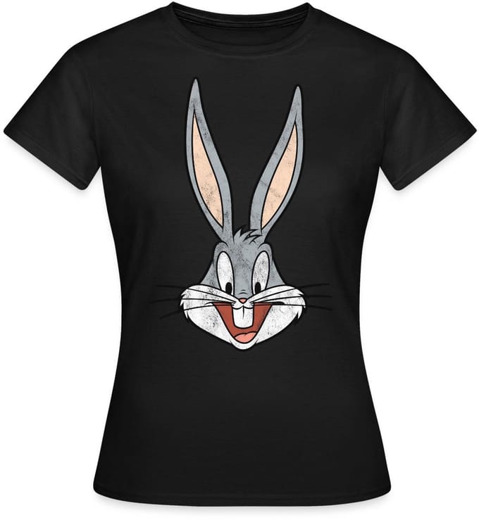 Looney Tunes Bugs Bunny Distressed T-Shirt Dames