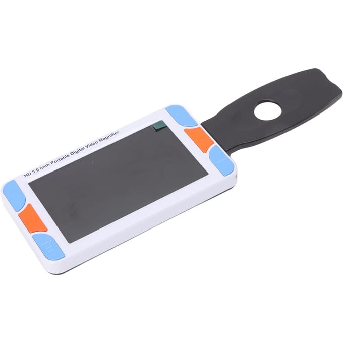 Draagbare Digitale Vergrootglas 5-inch Kleuren LCD 800x480 3x tot 48x Dubbele Camera Schermvergrendeling Elektronisch EU Plug