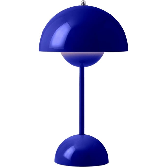 &Tradition Oplaadbare tafellamp Flowerpot VP9 - cobalt blue