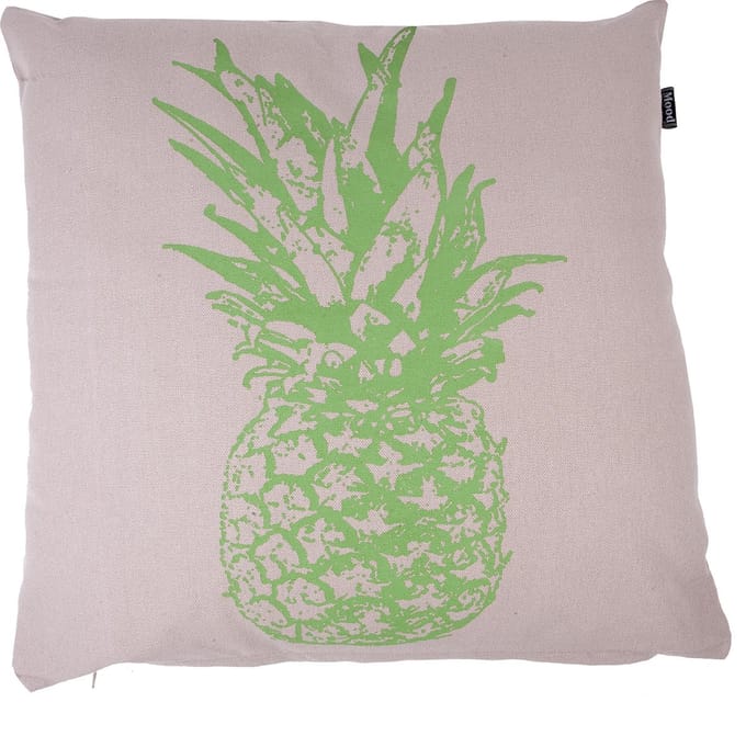 In The Mood Ananas - Sierkussen - Kiezel/Groen - 50x50 cm
