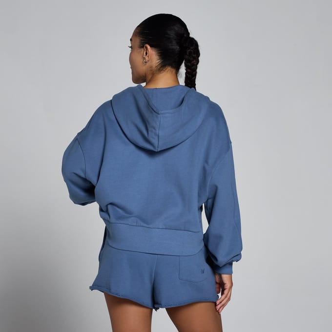 MP Women's Lichtgewicht Loopback Hoodie met Rits - Leiblauw - S