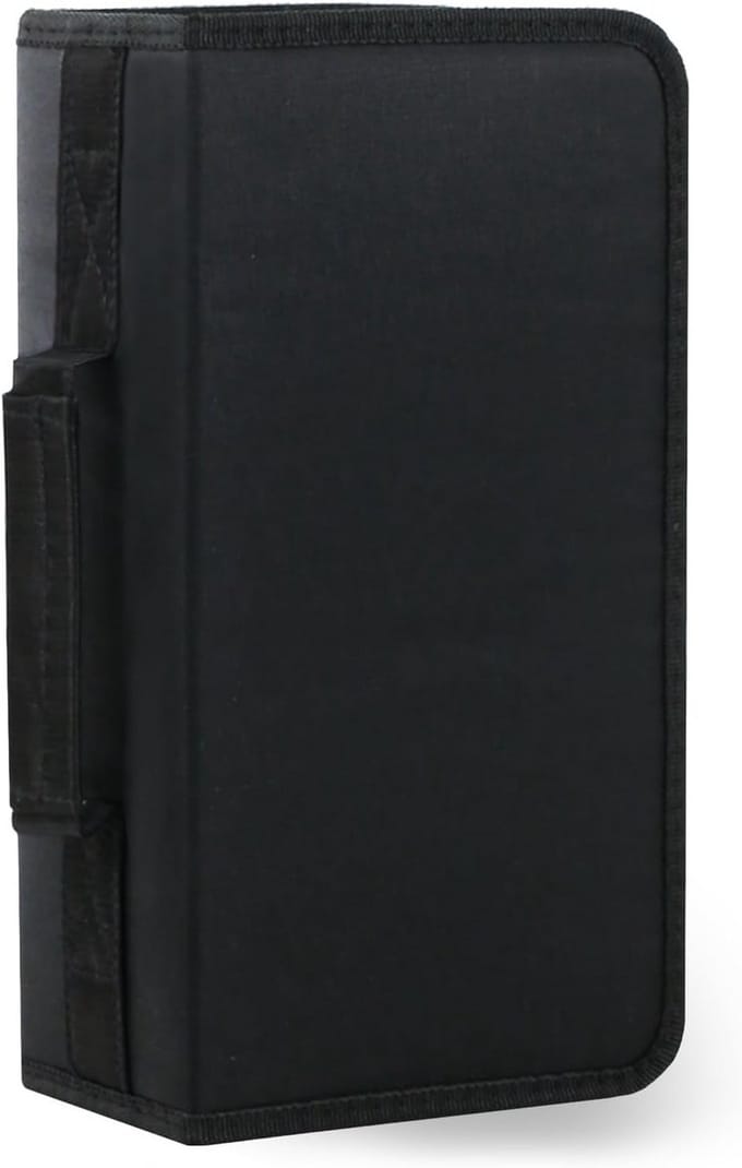 CD/DVD Case Houder - Draagbare Organizer voor Thuis en Reizen - 128 Capaciteit - Zwart