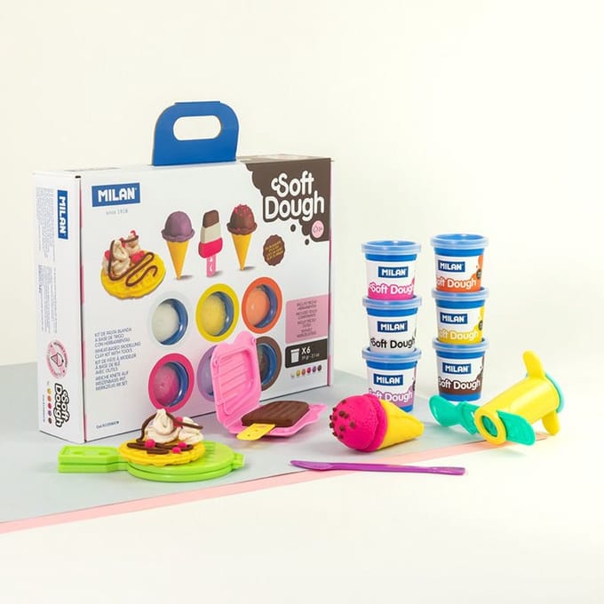 Plasticine Spel Milan Helados y Gofres Tarwe