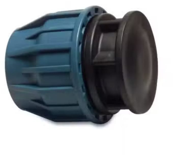 Eindkap voor tyleen zwart / blauw 20 mm 1 stuk Deltafix