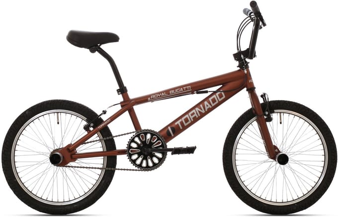 Royal-Bugatti Tornado Freestyle 20 inch BMX wiel - donkerbruin