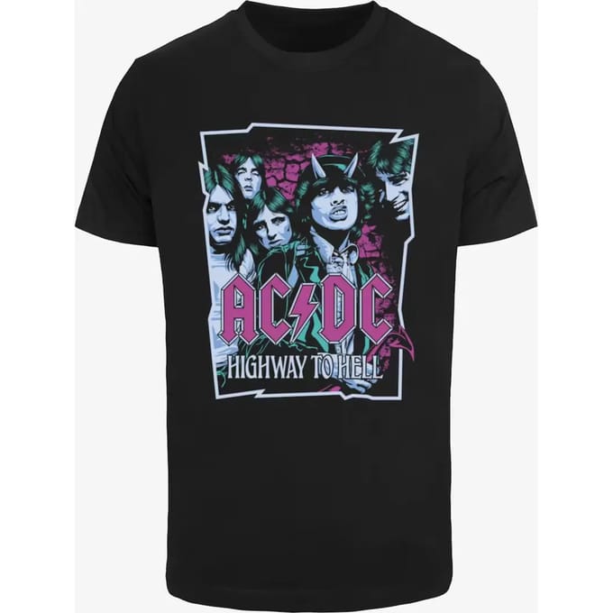 Merchcode ACDC Higway to Hell T-Shirt MP5011700 Black-XL