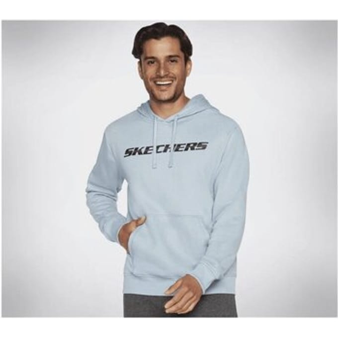 Skechers SKECH-SWEATS MOTION PULLOVER HOODIE heren sweatshirt met capuchon MHD81 blauw