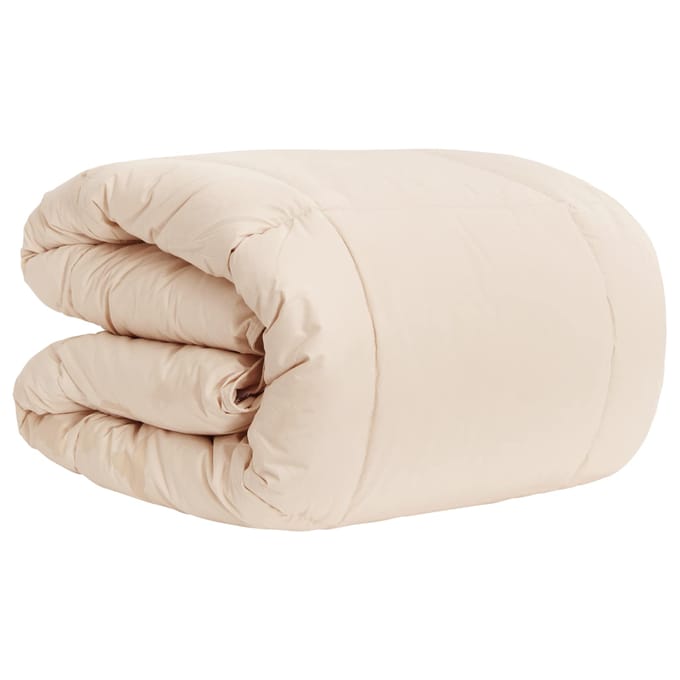 vidaXL - Winter - dekbed - Beige - 155 - x - 200 - cm - 100% - Natuurlijke - Kapok