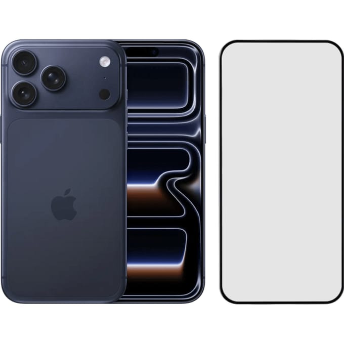 Apple iPhone 17 Pro Max 1TB Blauw + BlueBuilt Screenprotector Glas