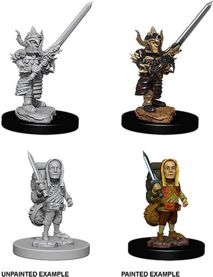 Wizkids D&D Miniatures Male Halfing Fighter  - EN