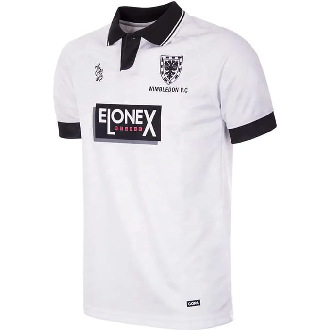 COPA - Wimbledon FC Uitshirt 1994/95 Retro Voetbalshirt - Heren - Wit - S