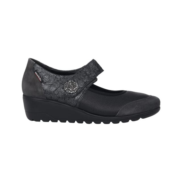Mephisto Bathilda - dames ballerina - Grijs - maat 40.5 (EU) 7 (UK)
