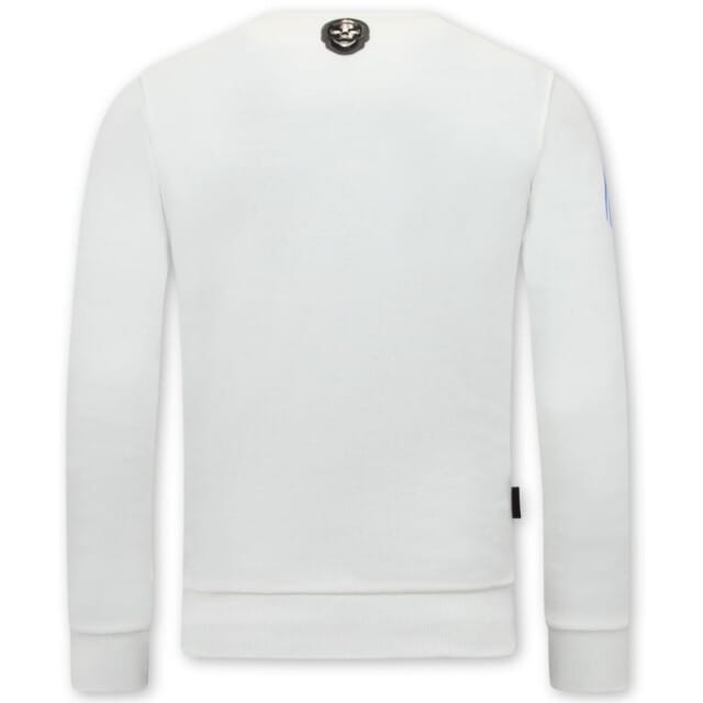 Heren Sweater met Print - Wolverine - Beige