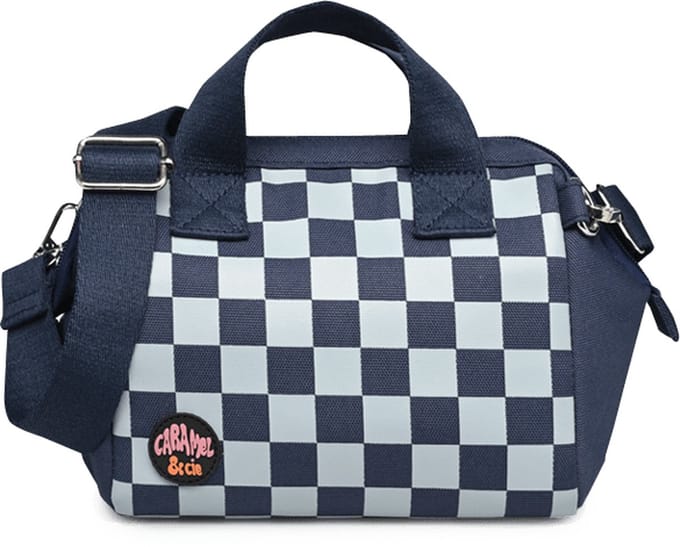 Caramel & Cie Lunchtas Square - Navy/Sky