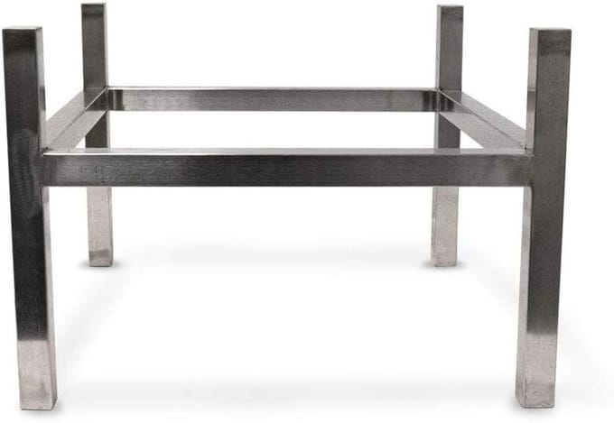 Vuurschaal Voet - Onderstel Sokkel - Tuin Sfeer - Hitte Bescherming - Ø80 cm - RVS