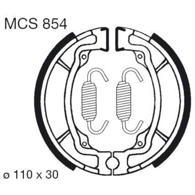 Remschoenset TRW MCS854