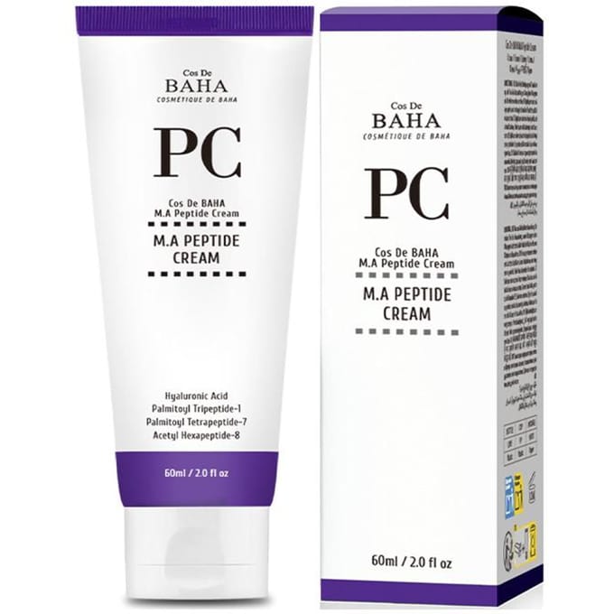 COS DE BAHA PC Matrixyl 3000 Peptide Azélaïque Soin Rides Crème Sans Silicone 60ml gray