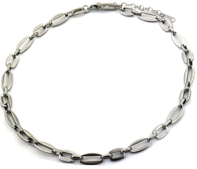 Ketting - RVS - Lengte 40-45 cm - Zilverkleurig