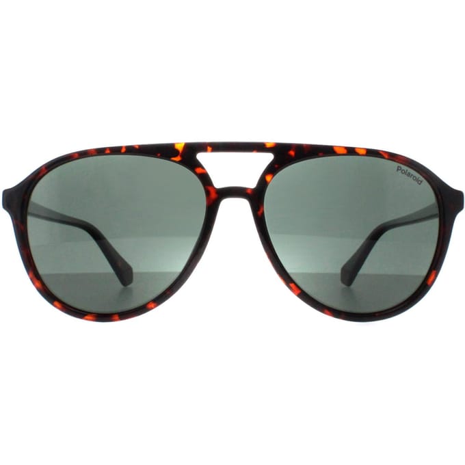Polaroid Aviator Unisex Havana Groen Gepolariseerd PLD 4162/S
