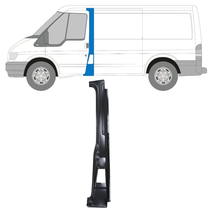 Reparatiepaneel stijl voor Ford Transit 2000-2013 / Links