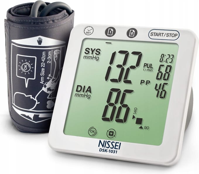 Nissei - Bloeddrukmeter - automatisch - aritmiedetectie, DSK-1031