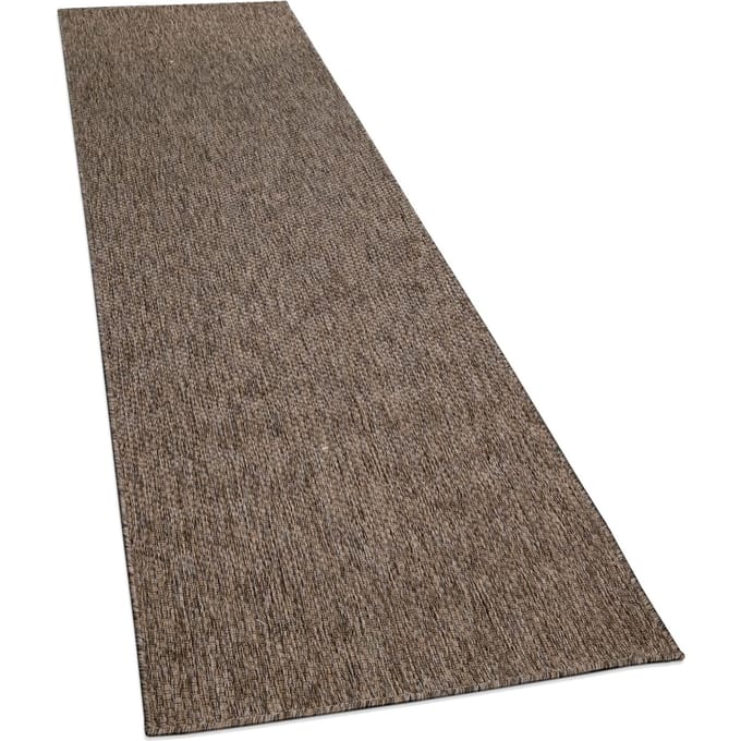 Binnen- en buitenkleed Venezia taupe 80x250 cm