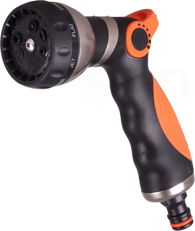 Metalen spuitpistool met 8 functies voor precisie en gemak