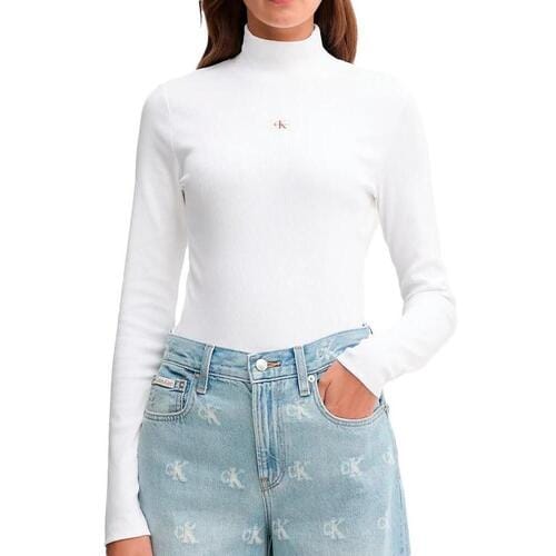 T-Shirt Lange Mouw Calvin Klein Jeans Col Roulé
