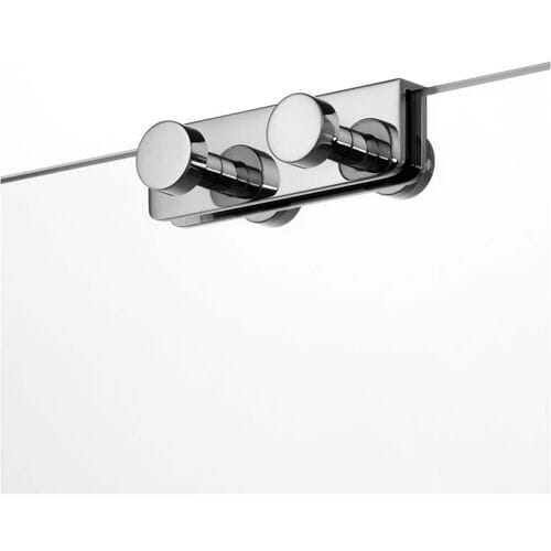 Giese hook rail Sky with 4 hooks for glass shower wall 31948-02
