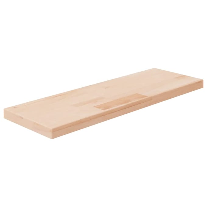 vidaXL - Plank - 60x20x2,5 - cm - onbehandeld - massief - eikenhout