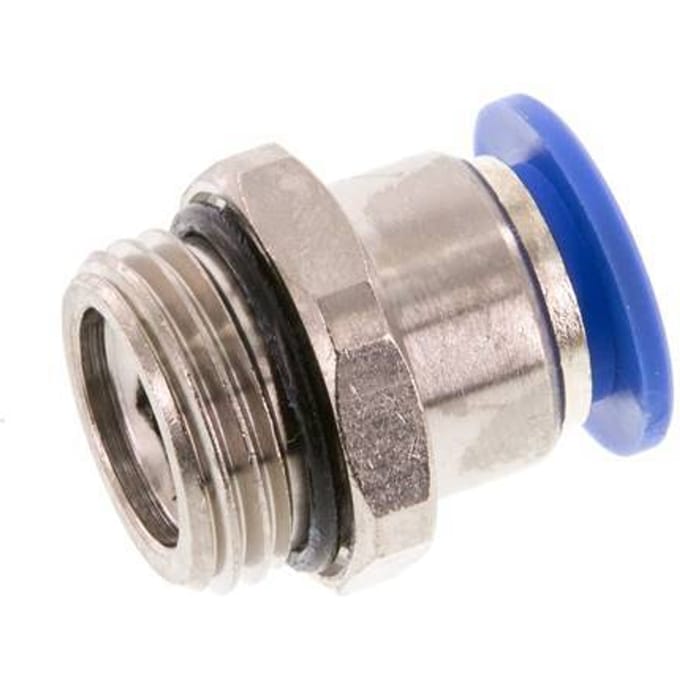 12mm x G1/2'' Messing/PA 66 Insteekfitting Buitendraad NBR [2 Stuks]