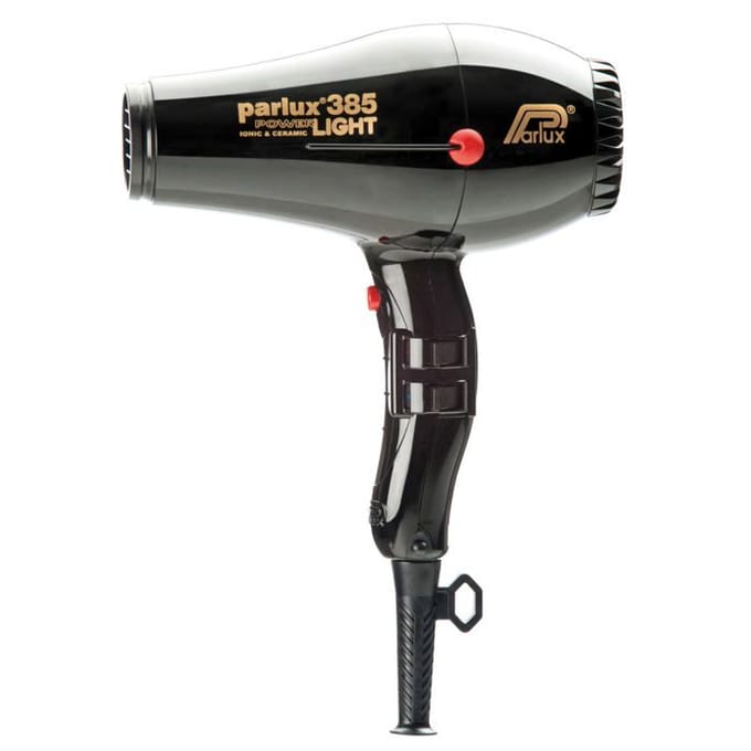 PARLUX Sèche-cheveux - 385 Power Light Ionic et Ceramic - Débit d'air 79 m/h - 2150 W - Noir noir