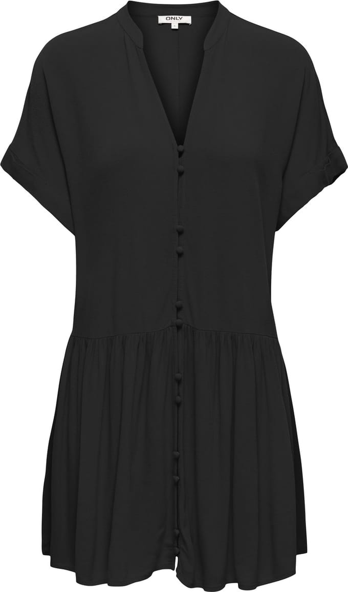 ONLY - ONLSAGA BRISTOL S/S BUTTON DRESS WVN - Meisjes - Mini jurken