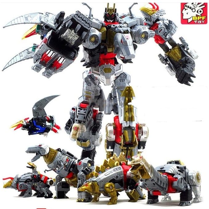 5-in-1 Transformeerbare Predaking Speelgoed Anime Devastator KO G1 Robot Actiefiguur Model Jongen Kinderen Kind Cadeau