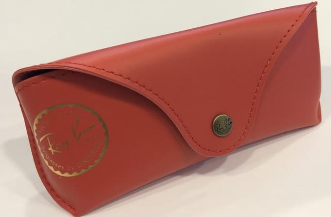 Ray-Ban zonnebrillen etui Rood